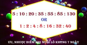 Đánh giá ưu, nhược điểm của cách nuôi lô 7 ngày King88