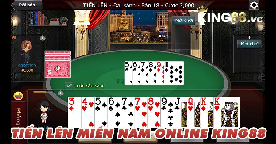 Cách chơi Tiến lên miền Nam online tại King88 siêu dị